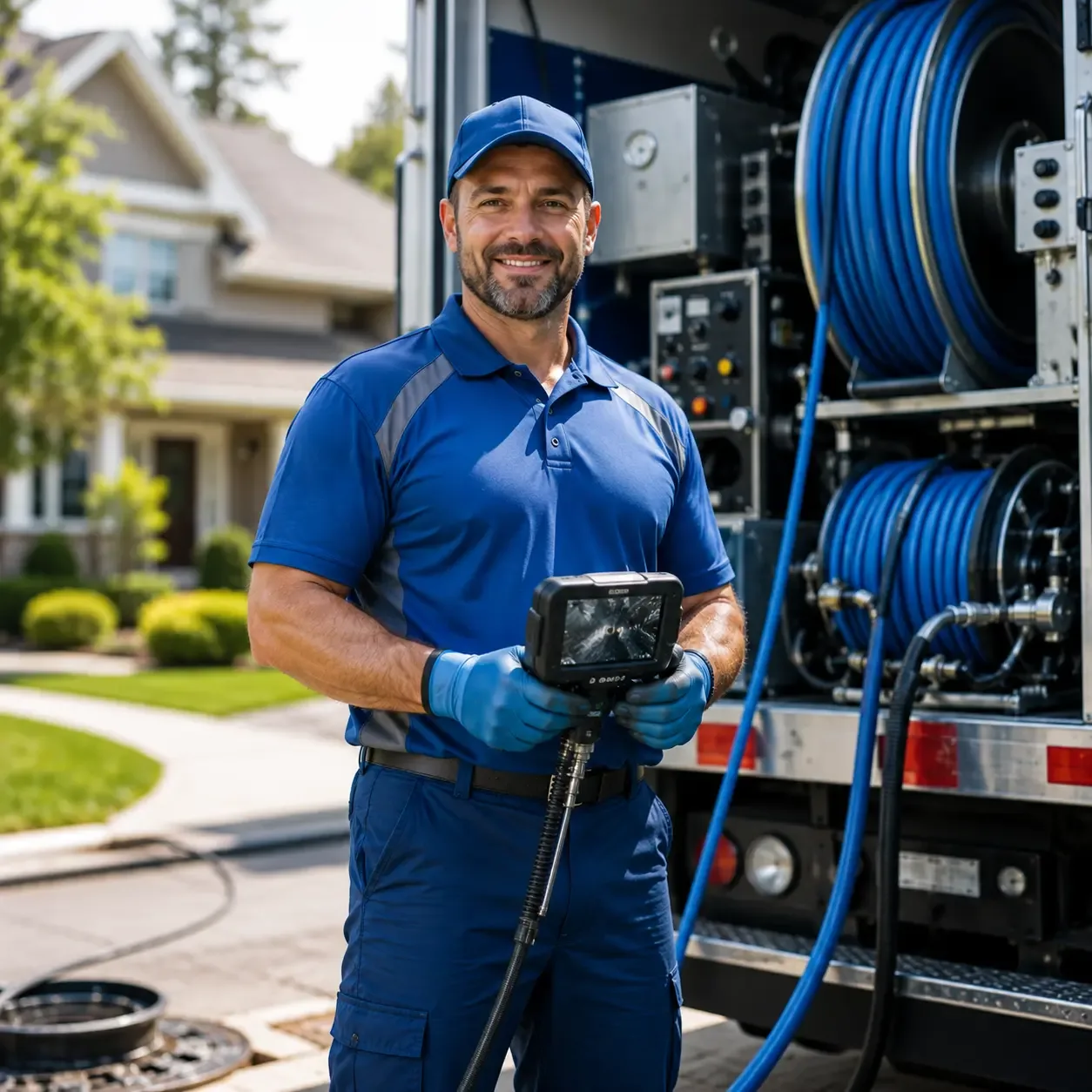 Local outdoor drain cleaning specialists in Edwardsville, IL